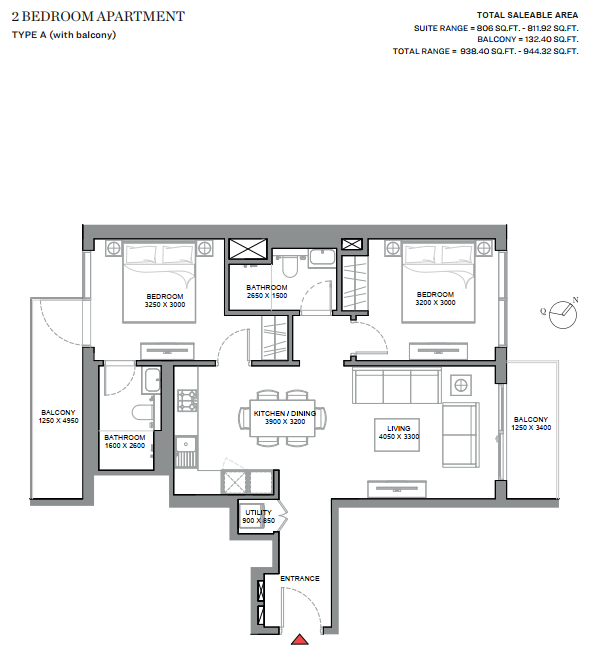 2 Bedrooms