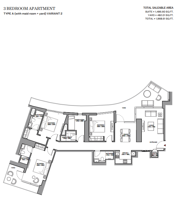 3 Bedrooms