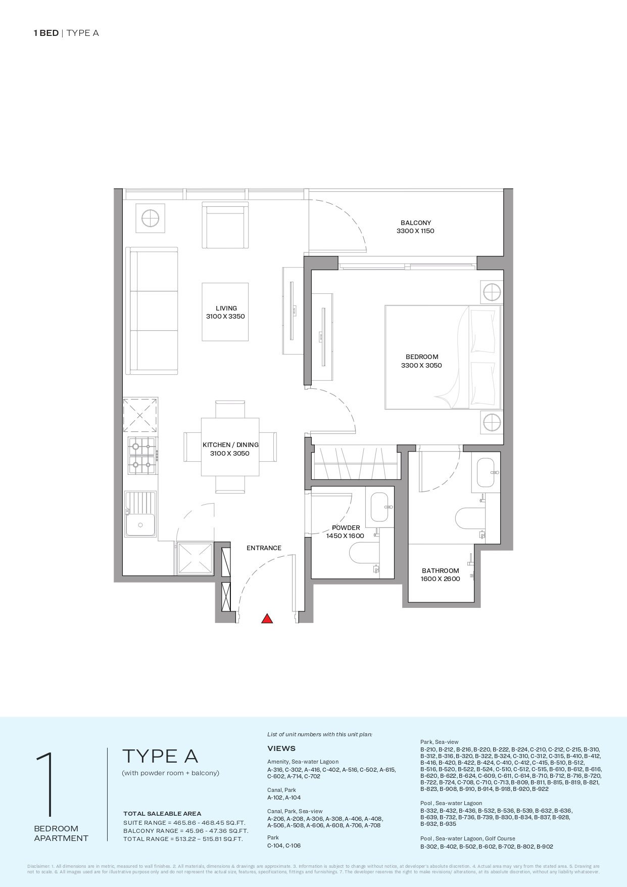 1 Bedroom