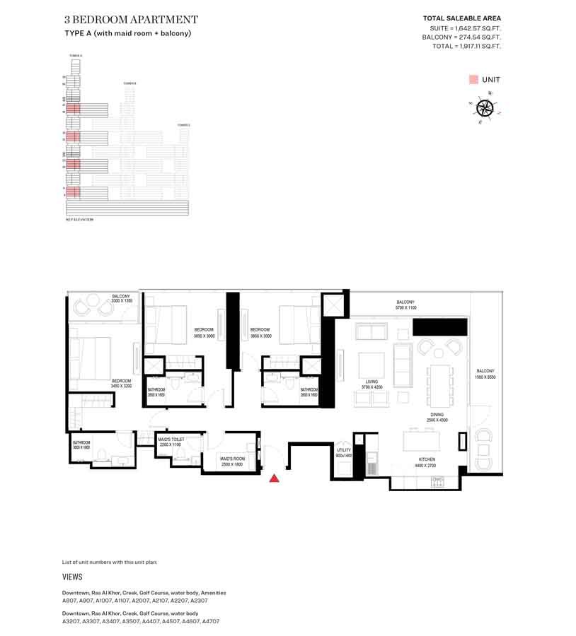 3 Bedrooms