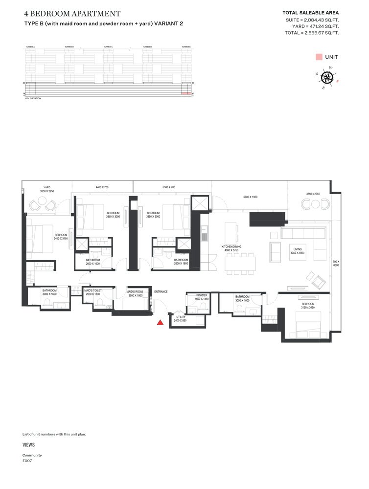 4 Bedrooms