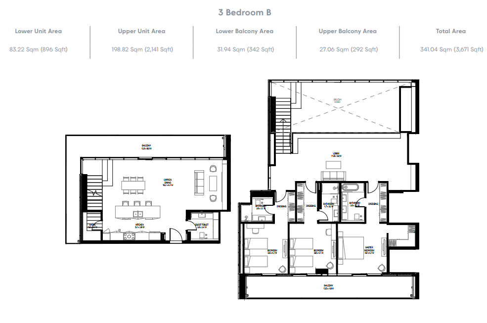 3 Bedrooms Duplex