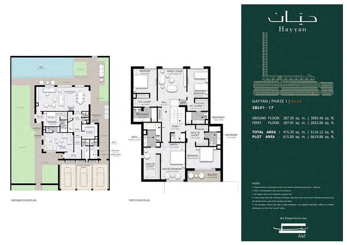 5 Bedroom - Villa